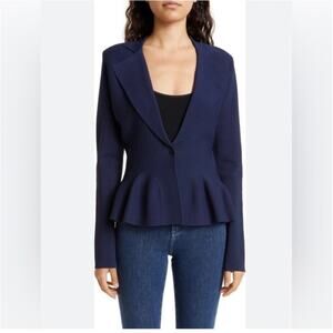 Ted Baker Navy Peplum Jacket